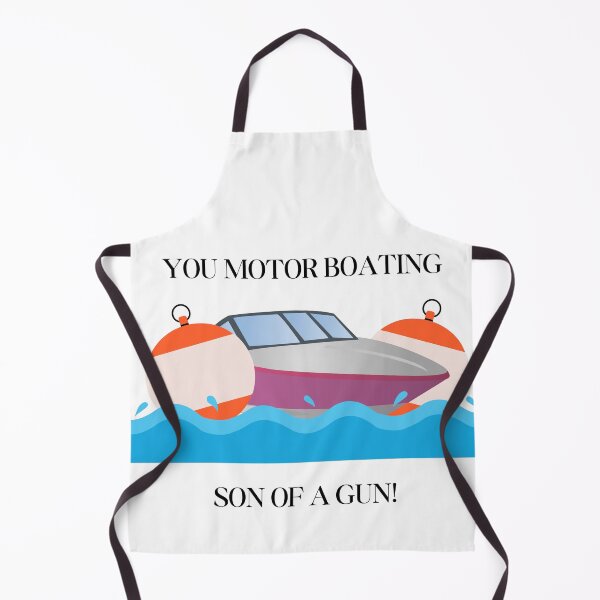 Item preview, Motor boating son of a gun! designed and sold by NicMacTees.