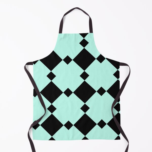Item preview, Simple Diamond Pattern Black and Pastel Teal designed and sold by Jessica Erin.