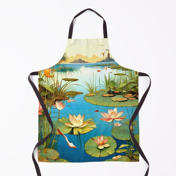 Item preview, Lotus and reeds on still waters. designed and sold by MarilynBaldey7.