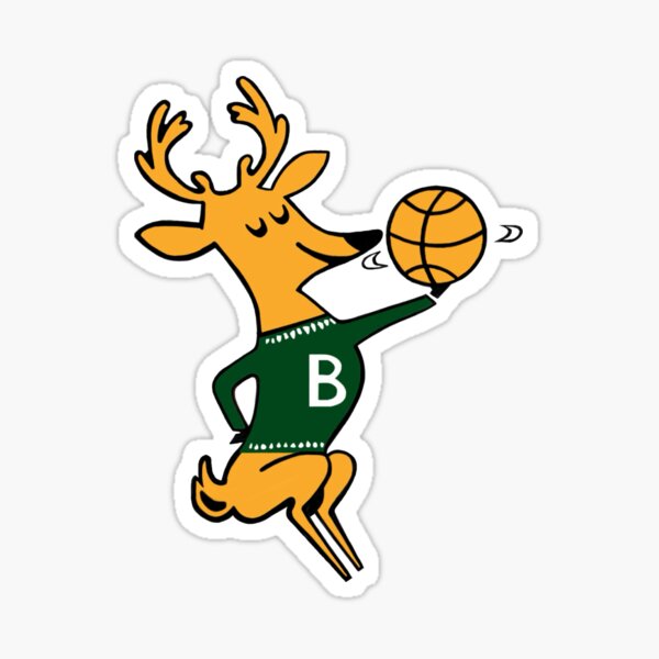 Item preview, Milwaukee Bucks Sticker designed and sold by pandahuttbaby .