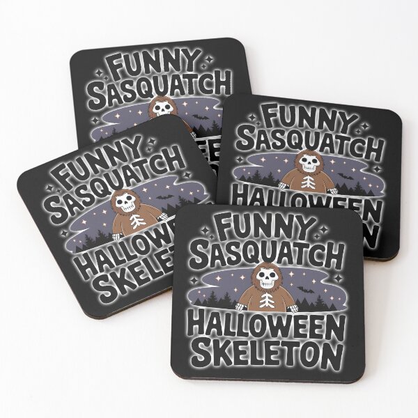 Item preview, Funny Sasquatch Halloween Skeleton designed and sold by criticalzon.