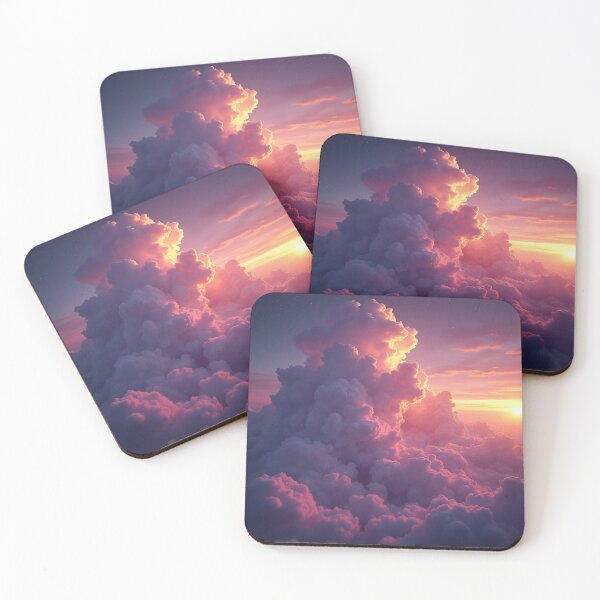Item preview, Cloud burst at sunset designed and sold by Rompecabezas.