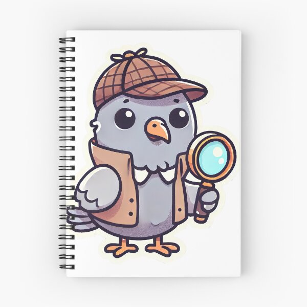 Item preview, Bird Detective - Funny Pigeon designed and sold by AvianAdventures.