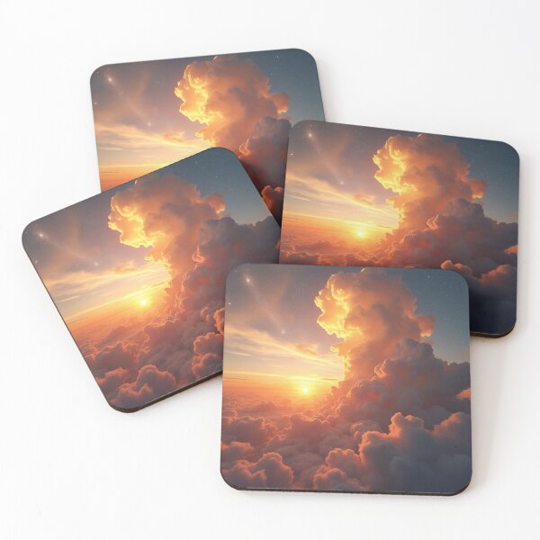 Item preview, Cloud burst at sunset designed and sold by Rompecabezas.