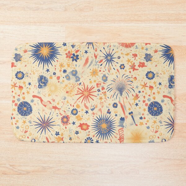 Item preview, Fourth of July fireworks, Red Blue  designed and sold by mind-coloring.