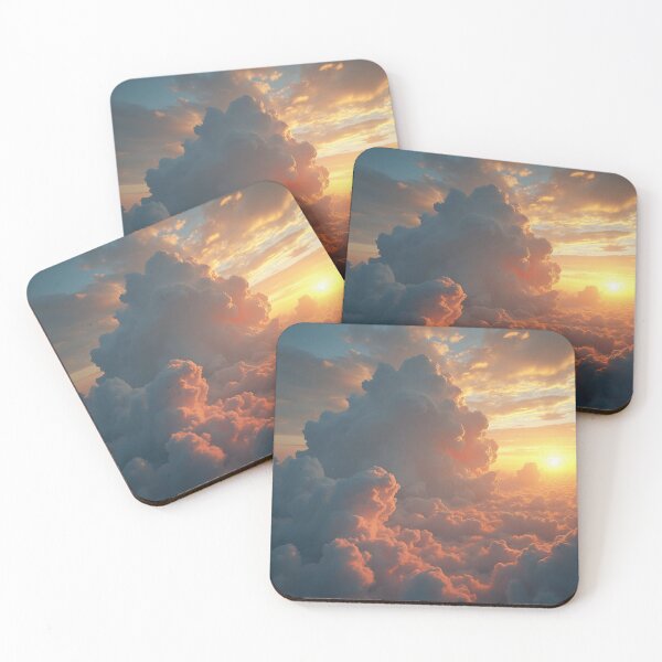 Item preview, Cloud burst at sunset designed and sold by Rompecabezas.