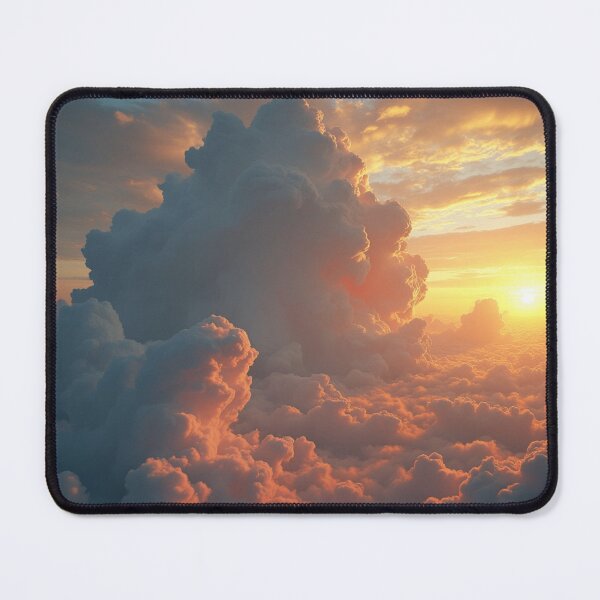 Item preview, Cloud burst at sunset designed and sold by Rompecabezas.