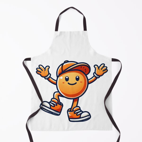 Item preview, Cute Orange Character with Sneakers and Cap designed and sold by Little Care Studio.