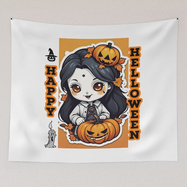Item preview, Cute Helloween Girl Helloween Special  designed and sold by apexrodex.