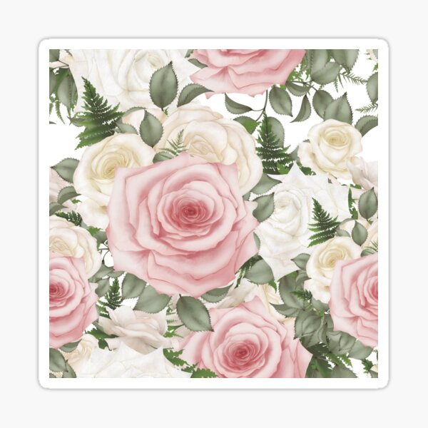 Arede Pink Rose Sticker