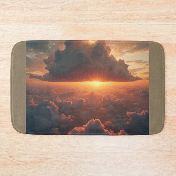 Item preview, Cloud burst at sunset designed and sold by Rompecabezas.