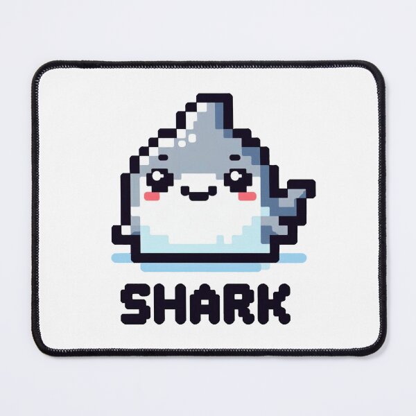 Item preview, Happy Pixel Shark designed and sold by Shadowshop07.