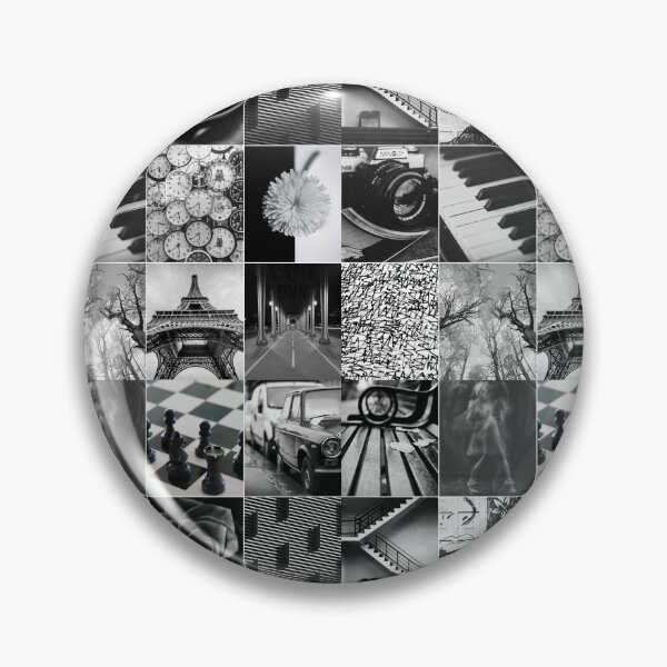 Item preview, Black and White Photo Collage designed and sold by ColorfulPrints.