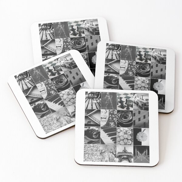 Item preview, Black and White Photo Collage designed and sold by ColorfulPrints.