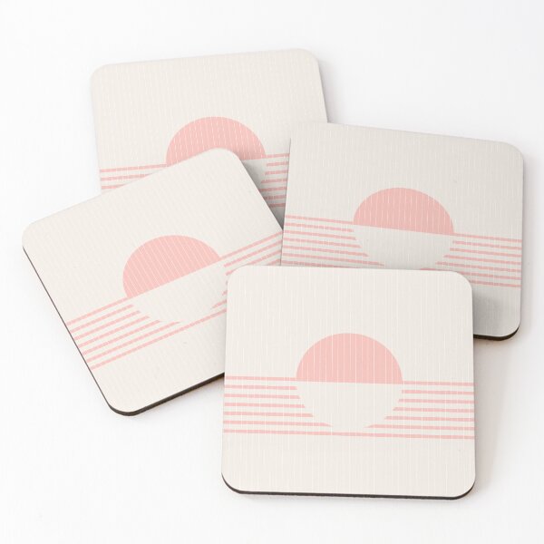 Item preview, Abstract Pink Sunset (Quilt Style) designed and sold by DesignByRoseCo.