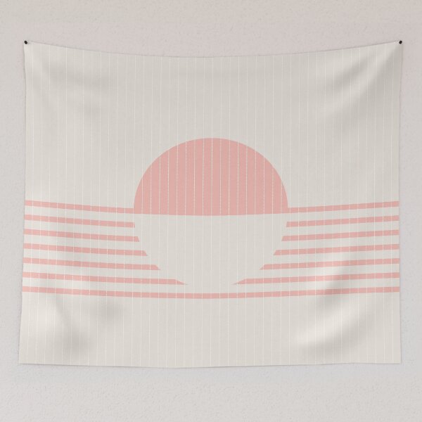 Item preview, Abstract Pink Sunset (Quilt Style) designed and sold by DesignByRoseCo.