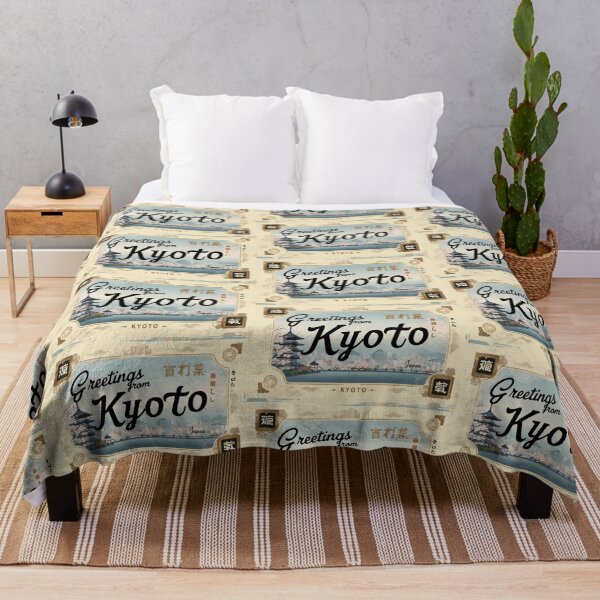 Item preview, Greetings from Kyoto Japan Postcard Vintage Retro Travel Vintage designed and sold by TravelPostcardGems.