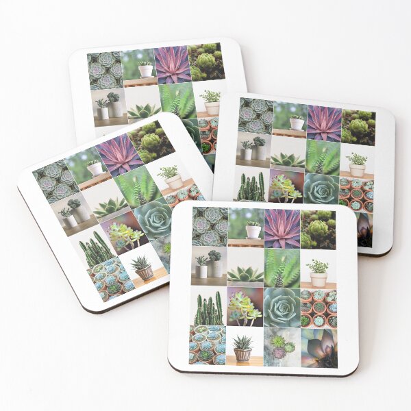 Item preview, Succulent Photo Collage designed and sold by ColorfulPrints.