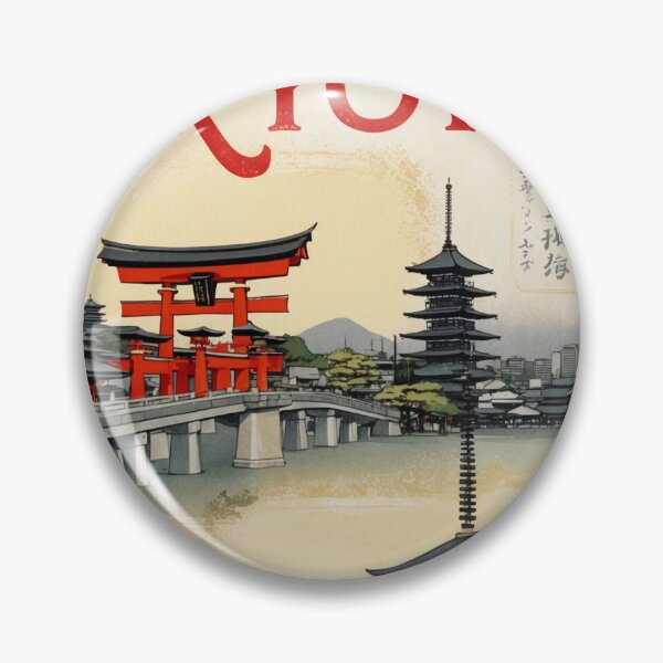 Artikelvorschau, Kyoto, Japan, Vintage-Reise-Retro-Postkarten-Design entworfen und verkauft von TravelPostcardGems.