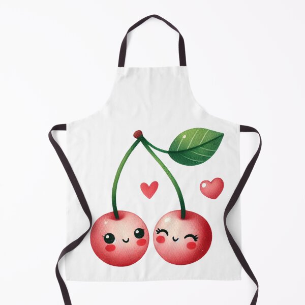 Item preview, Cute Smiling Cherries with Hearts designed and sold by Little Care Studio.