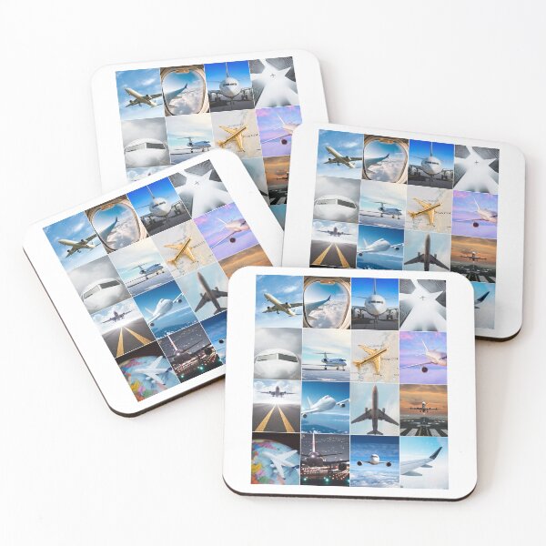 Item preview, Airplanes Photo Collage designed and sold by ColorfulPrints.