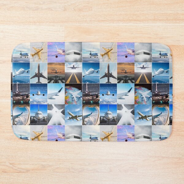 Item preview, Airplanes Photo Collage designed and sold by ColorfulPrints.