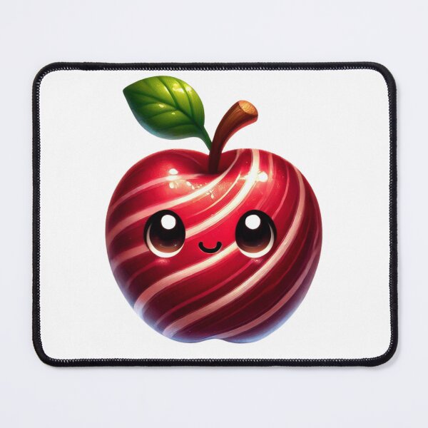 Item preview, Cute Swirly Apple with Happy Face designed and sold by Little Care Studio.