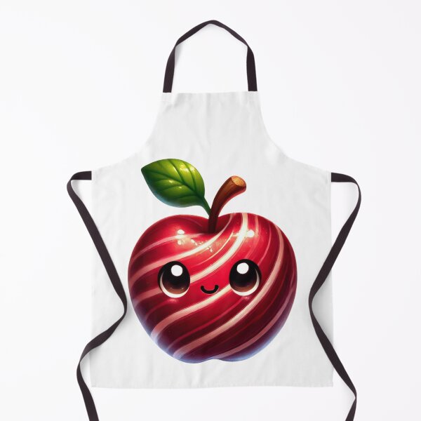 Item preview, Cute Swirly Apple with Happy Face designed and sold by Little Care Studio.