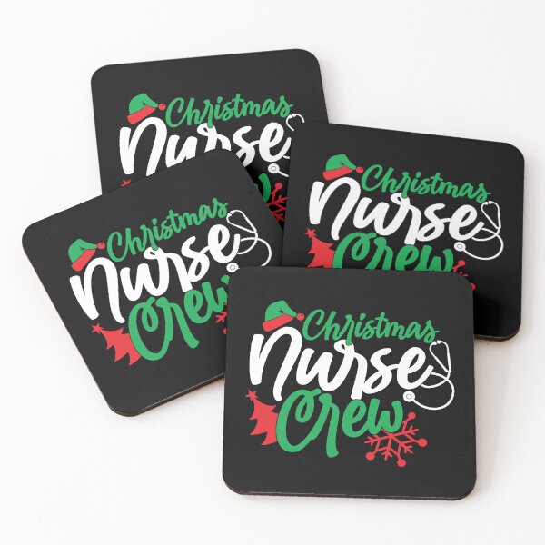 Item preview, RN Christmas Crew Shirts for Nurse ER Staff BSN CNA MD ICU Christmas Crew Shirts for Nurses designed and sold by Teez-Me.