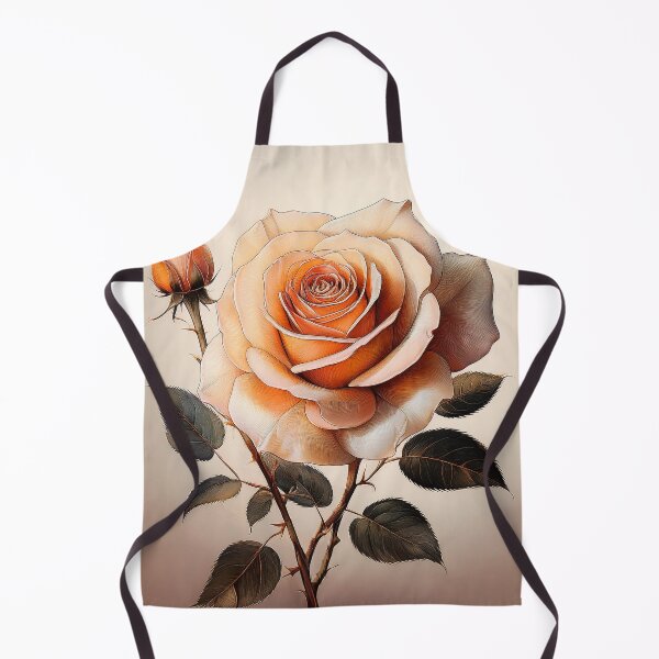 Item preview, Un diseño de dibujo botánico muy detallado de una rosa con sombreado delicado e iluminación suave, evoca designed and sold by HEMRO.