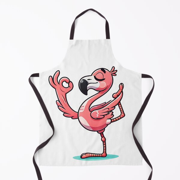 Item preview, Yoga Flamingo - Funny Meditative Bird designed and sold by AvianAdventures.