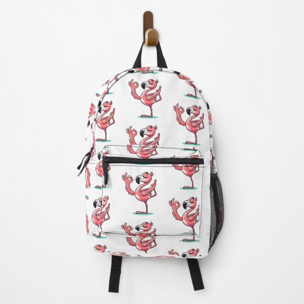 Item preview, Yoga Flamingo - Funny Meditative Bird designed and sold by AvianAdventures.