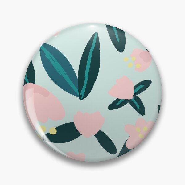 Item preview, Pink and green flowers. designed and sold by camisadeflores.