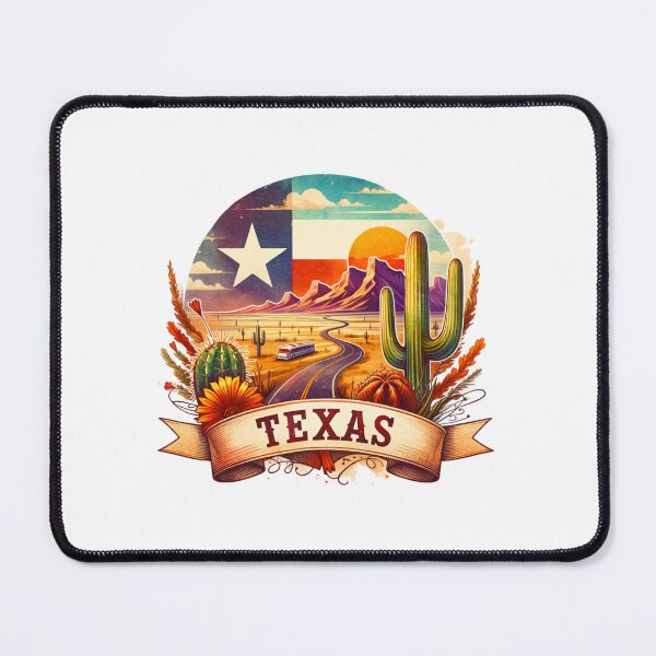 Item preview, Vintage Texas Adventure – Cowboy & Cactus Retro Art for T-Shirts, Mugs & Stickers designed and sold by artedigital99.