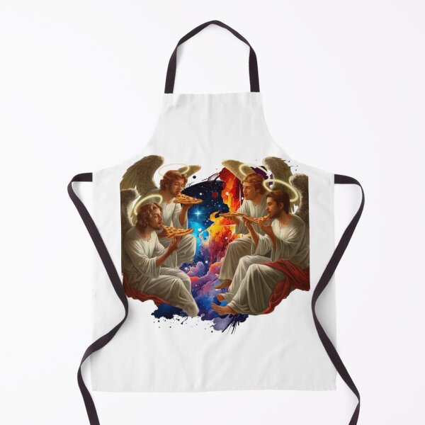 Item preview, Heavenly Archangels Eating Pizza designed and sold by DivineHaven.