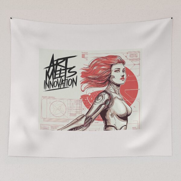 Item preview, Cyber Muse: Where Art Meets Innovation designed and sold by benjyjump.