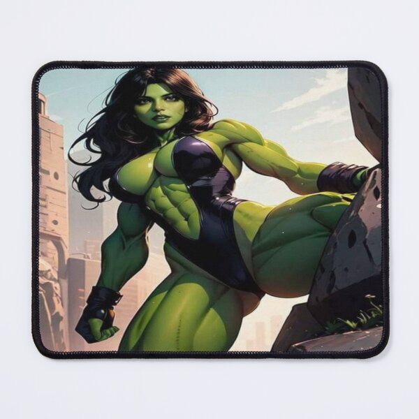 Item preview, Green Heroine - Strength and Justice designed and sold by MosaicMagic.