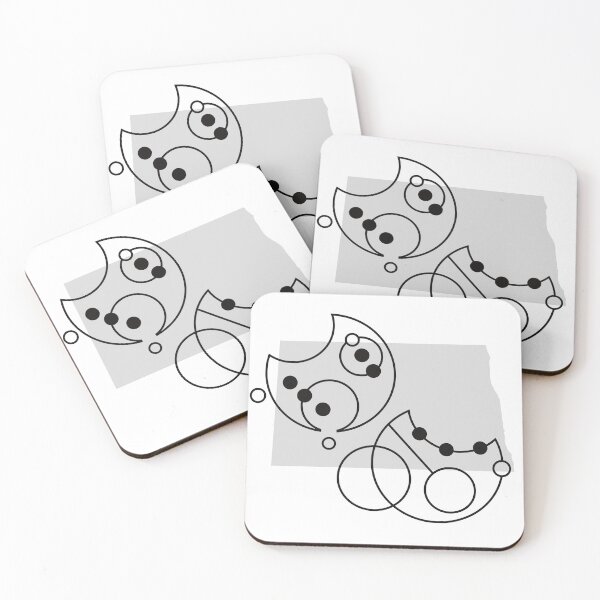 Item preview, North Dakota Circular Gallifreyan  designed and sold by protagonistivy.