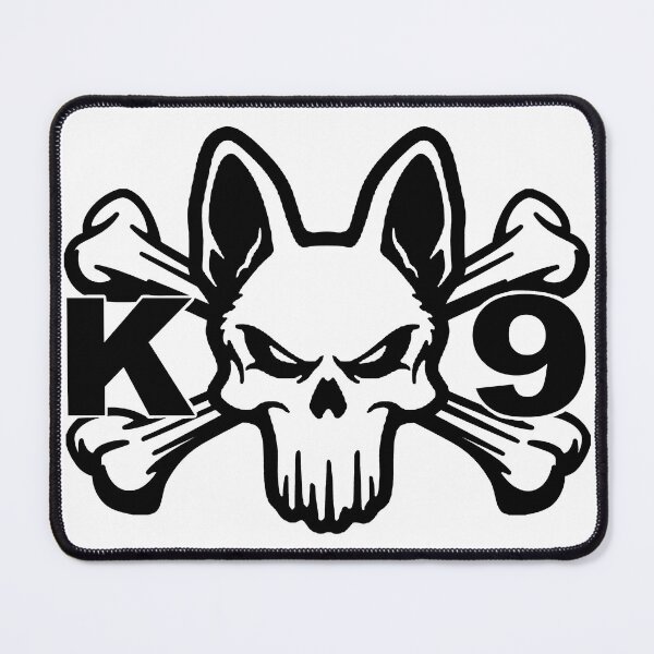 Item preview, K9 Police Dog; Skull; designed and sold by StickerApe.