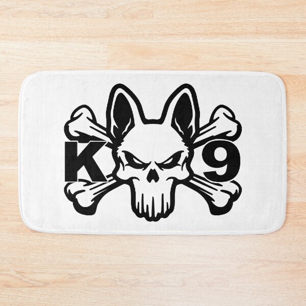 Item preview, K9 Police Dog; Skull; designed and sold by StickerApe.