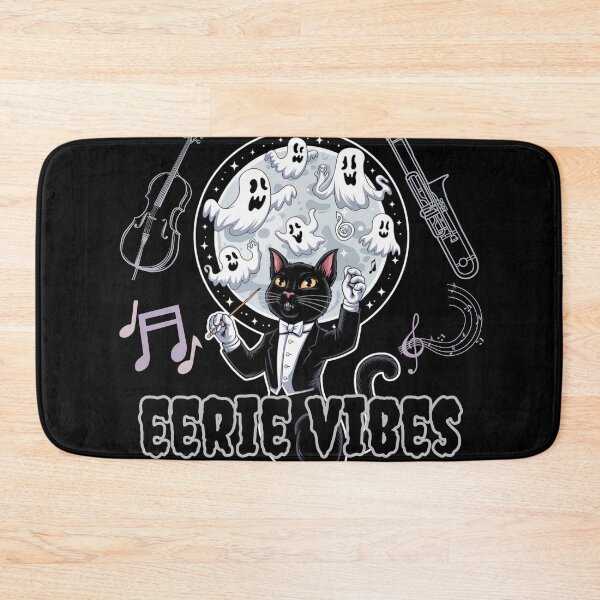Item preview, Halloween Orchestra Black Cat Sheet Ghost Music Choir designed and sold by JediKittenWars.