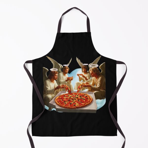 Item preview, Heavenly Archangels Eating Pizza designed and sold by DivineHaven.