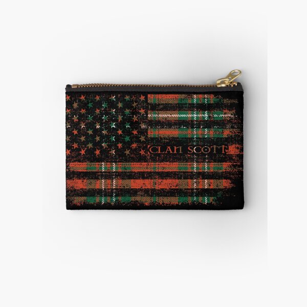 Artikelvorschau, Clan Scott Schottischer Tartan US-Flagge Kilt Schottland entworfen und verkauft von Clan1093.
