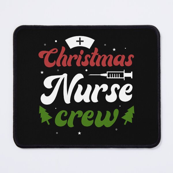 Item preview, RN Christmas Crew Shirts for Nurse ER Staff BSN CNA MD ICU | Christmas Crew Shirts for Nurses designed and sold by Teez-Me.