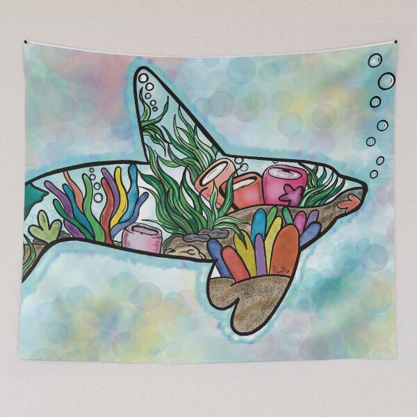 Item preview, Aurora boreal Orca designed and sold by Inx Artworks.