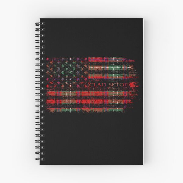 Item preview, Clan Seton Scottish tartan US flag kilt Scotland designed and sold by Clan1093.