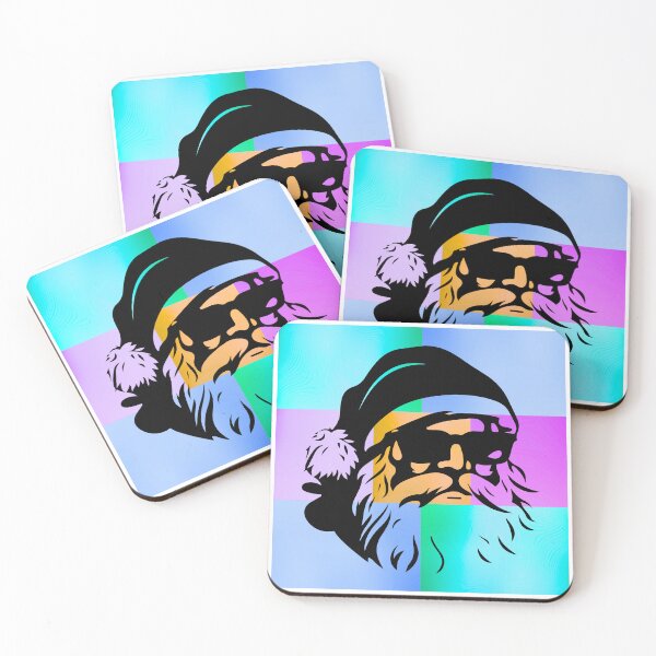 Item preview, Cool Santa in Sunglasses – Pop Art Christmas Silhouette Design designed and sold by Fredster1966.