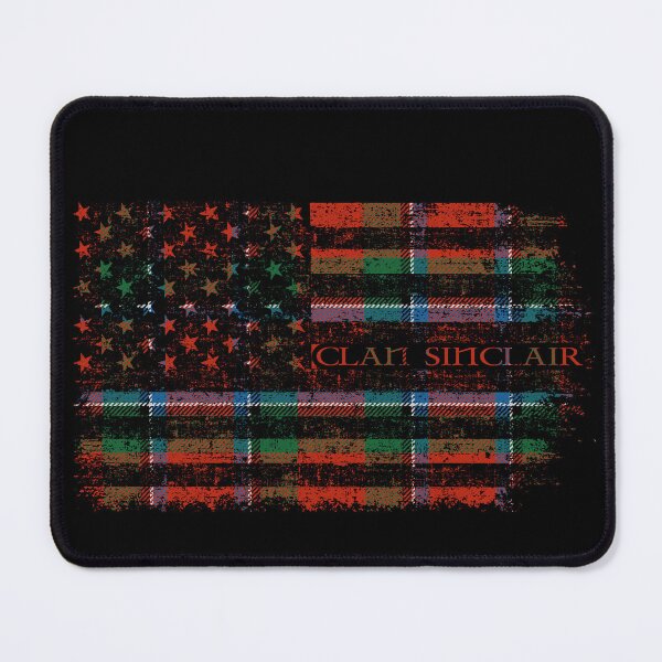 Item preview, Clan Sinclair Scottish tartan US flag kilt Scotland designed and sold by Clan1093.
