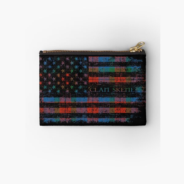 Artikelvorschau, Clan Skene of Cromar Schottischer Tartan US-Flagge Kilt Schottland entworfen und verkauft von Clan1093.