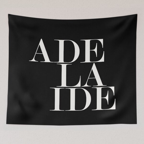 Item preview, Adelaide Australia Typography Minimalist City Travel Art designed and sold by kakarikihill.